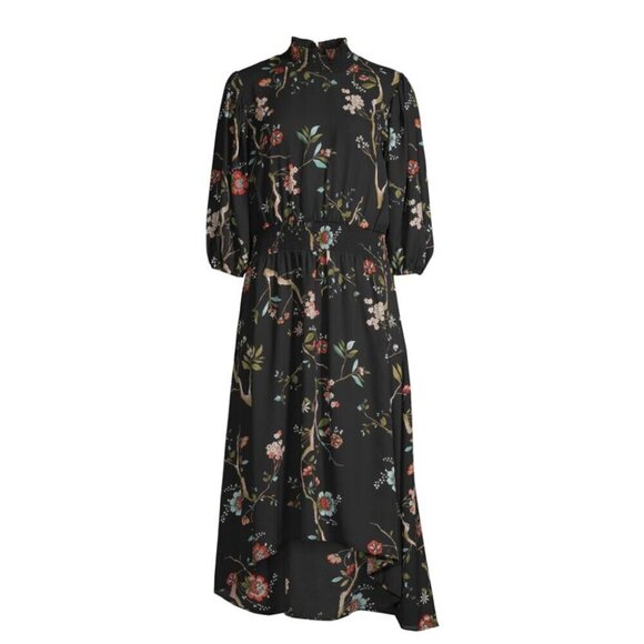 Nanette Lepore Floral-Print A-Line Midi Dress - Picture 5 of 10